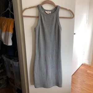 Gray bodycon dress - size small